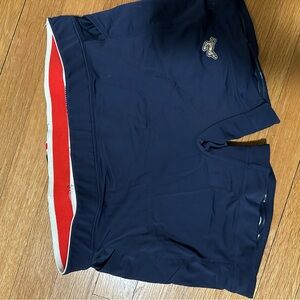 Tracksmith Navy Lane 5 shorts size large